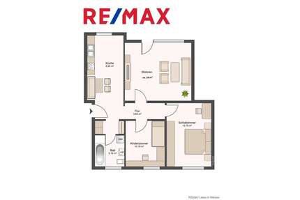 Wohnung zum Kaufen in Dachau 395.000,00 € 80 m²