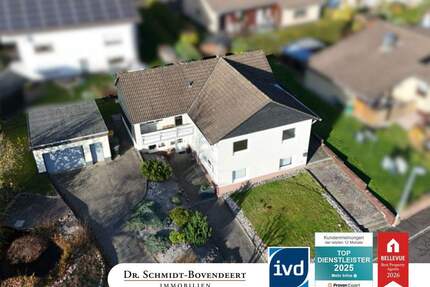 Wohnen auf einer Ebene! Wohnhaus mit Einliegerwohnung in ruhiger Sackgassenlage von Nisterau.