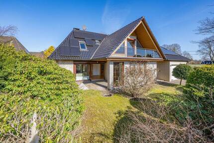 Grün wohnen, Hamburg im Blick - energieeffizientes Familienhaus in Feldrandlage - Ellerbek