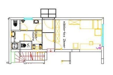 Großes Zimmer Studio, freundlich möbliert, Bett 140x 200, hell, - Berkheim