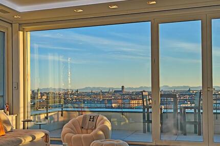 Einmalige CHANCE: Munich's Penthouse No.1 - Wohnen mit Münchens bekanntestem Panorama