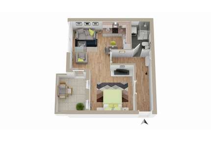 Wohnung zum Kaufen in Wolfsburg 84.900,00 € 43 m²