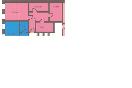 Neue Straße 3 - Zweiraumwohnung mit Wohnküche - Weißenfels