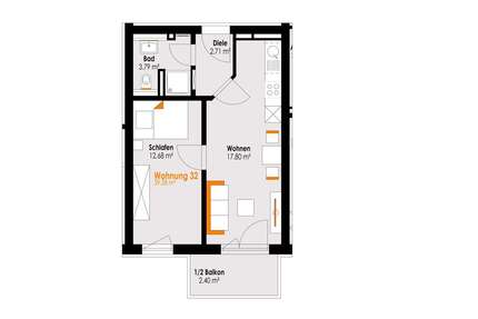 Wohnung zum Kaufen in Füssen 249.000,00 € 39.38 m²