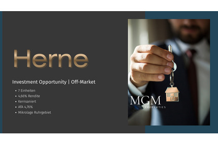 Investment Opportunity: Kernsaniertes Wohnobjekt mit attraktiven Mieterträgen & steuerlichem Vorteil - Herne Baukau-West