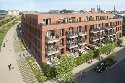 super geschnittene 2-Zimmer-Wohnung inkl. EBK und Südwestbalkon - Lübeck Sankt Lorenz Nord