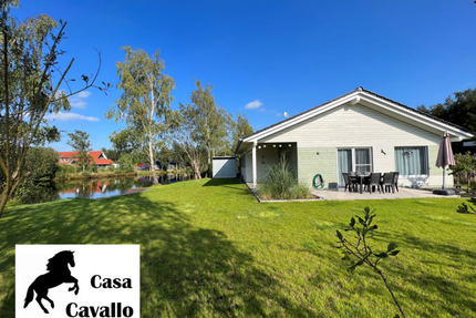 Ferienhaus-Oase am See (Sauna & Boot) 1-6 P.-Emsland -Familien, Senioren - Natur, Auszeit, Rad fahren, Reiten, Ponyhof, Wellness, mit Hund - Osnabrück Nahne