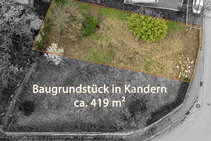 Grundstück mit freiem Blick über das Kandertal - Kandern