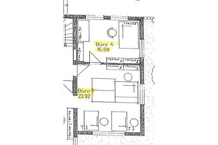 Büro in Bürogemeinschaft, 2 Räume 40 m2 und 2 Stellplätze HN-Ost - Heilbronn Kernstadt