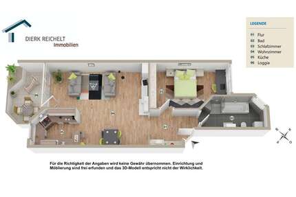 Wohnung zum Kaufen in Rodgau 210.000,00 € 66 m²