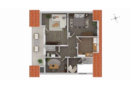 Wohnung zum Kaufen in Düsseldorf 220.000,00 € 65 m²