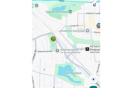Einraumwohnung Dachgeschoss mit Balkon Soldmannstr 19 - Greifswald