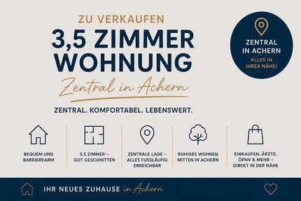 3,5 Zi-WHG Zentral in Achern - 390.000,00&nbsp;EUR Kaufpreis, ca.&nbsp; 97,00&nbsp;m&sup2; in Achern (PLZ: 77855)