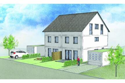 Rarität in Ehningen - Bühl: Familienfreundliche Doppelhaushälfte