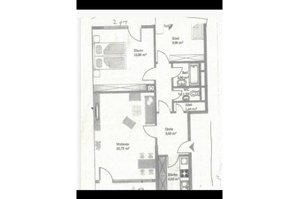 3 Zimmer Wohnung mit 2 Balkon in SG | 80qm|frisch saniert - Solingen Mitte