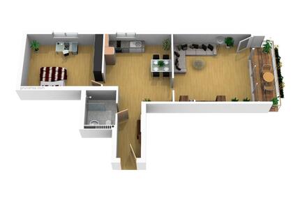 Erstbezug nach Kernsanierung zentrale 3 – Zimmer - Oldenburg Bürgeresch