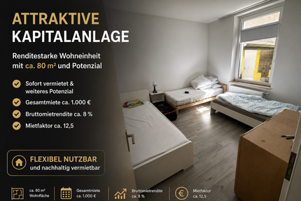 Wohnung zum Kaufen in Krefeld 150.000,00 € 82 m²