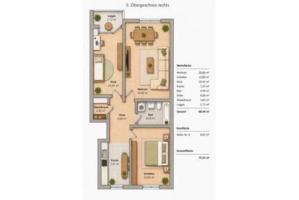 3,5-Zimmer-Wohnung bezugsfertig mit Balkon in Essen-Borbeck