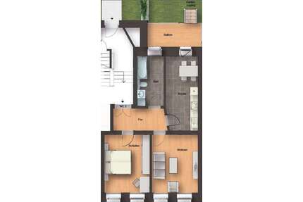 Wohnung zum Kaufen in Leipzig 160.000,00 € 59.86 m²