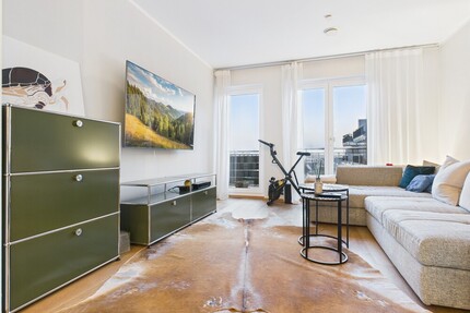 Vermietete 2-Zimmer-Wohnung mit Balkon und TG-Stellplatz in einem modernen Gebäude aus 2015 - Frankfurt am Main / Kalbach