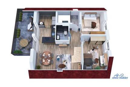 Wohnung zum Mieten in Allmendingen 1.385,00 € 107 m²