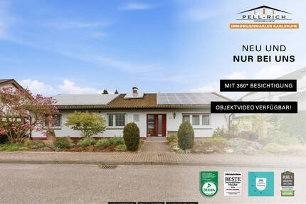 AUGENWEIDE: Gepflegter und bezugsfreier Bungalow in Durmersheim mit potentieller Einliegerwohnung