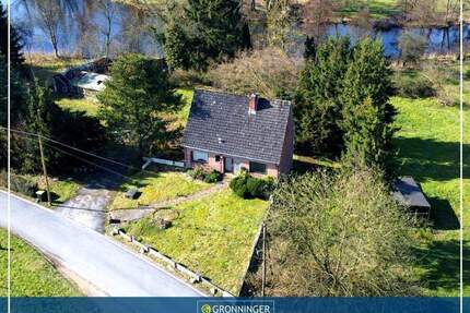 Rarität in idyllischer Lage: 6-Zi.-Wohnjuwel mit ca. 5.800 m² Traumgrundstück und Teichzugang - Hamburg-Tatenberg