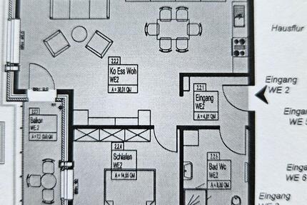 Wohnung 70 qm zu vermieten, Neubau mit Tiefgarage, Erdwärme - Ibbenbüren