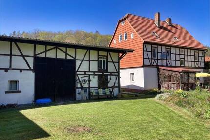 Viel Platz für Familie, Handwerk und Ideen - Gemütliches Fachwerkhaus mit Potenzial ! - Sangerhausen Wippra