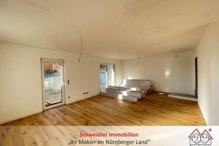 Terrassentraum: 3-Zimmer-Neubauwohnung mit großzügigem Raumprogramm in beliebter Lage von Fürth-Vach