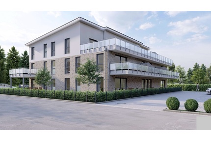 Helle 2-Zimmer OG-Wohnung KfW 40+ Bauweise + Aufzug + Balkon + Stellplatz - Weyhe