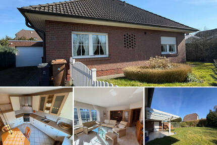 Komfort auf einer Ebene - gepflegter Walmdachbungalow mit Garage und ausbaufähigem Dachgeschoss - Varel Büppel