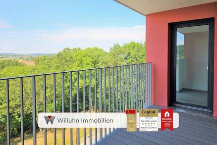 Schöne Neubau-Wohnung am Waldrand mit Westbalkon l Wärmepumpe l Fußbodenheizung - Naumburg (Saale)