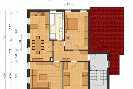 Schicke 3 Zimmer Wohnung in Großbothen Grimma