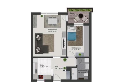 Provisionsfreie 2-Zimmer Eigentumswohnung - Braunschweig Timmerlah-Geitelde-Stiddien