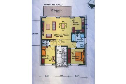 3-Zimmer Wohnung 80qm voll möbliert ab 01.05. zu vermieten - Gütersloh Kattenstroth