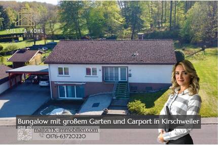 Bungalow mit großem Grundstück, Kamin und viel Platz zum Wohlfühlen in Kirschweiler