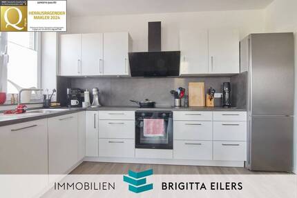 Ab 01.08: Barrierearme 4-Zimmer-Wohnung mit Nolte-Einbauküche, herrlichem Balkon u. Stellplatz! - Thedinghausen