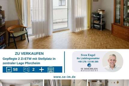 Wohnung zum Kaufen in Pforzheim 165.000,00 € 58 m²