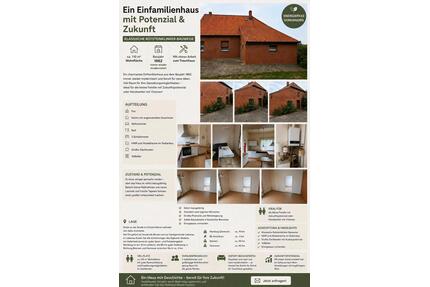 Einfamilienhaus - 95.000,00&nbsp;EUR Kaufpreis, ca.&nbsp; 110,00&nbsp;m&sup2; in Binnen (PLZ: 31619)