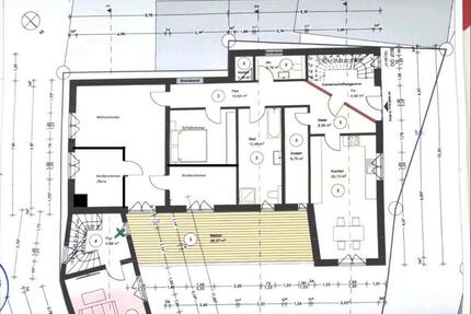 4 Zimmer Küche Bad Einbauküche Balkon Geilshausen rabebau Wohnung - Rabenau