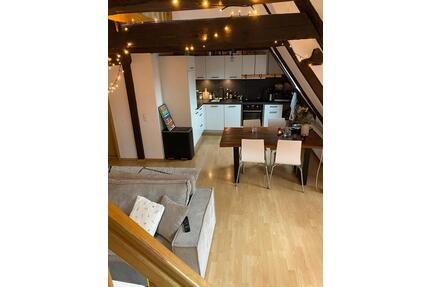 3,5-Zimmer-Maisonette-Wohnung mit Dachterrasse in der Altstadt - Lüneburg