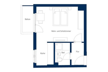 Schicke 1-Zimmer-Wohnung im Herzen von Steglitz - Berlin Steglitz-Zehlendorf