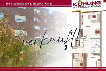 Modernisierte 2-Zimmer-Wohnung in ruhiger Lage! - Vechta