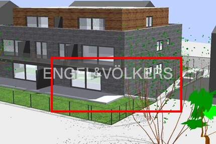 Barrierefreies und altengerechtes Wohnen in Asberg: Erdgeschoss links, ca. 135 m²,Terrasse und Garten, Aufzug. - Moers