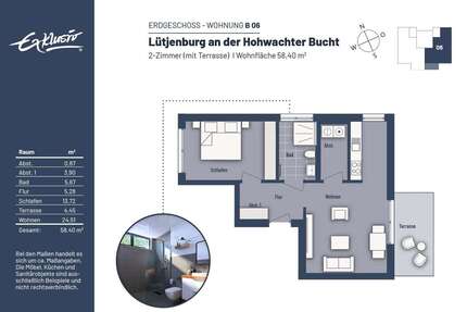 Wohnung zum Kaufen in Lütjenburg 265.000,00 € 58.4 m²