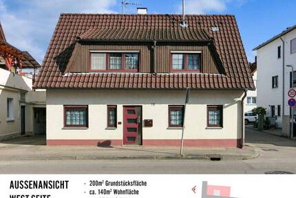 Familienhaus mit großer Scheune, z.B. als Werkstatt oder Garage - Magstadt