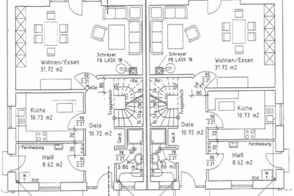 Zwei Doppelhaushälften in Tarp zu verkaufen