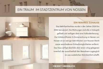 Erstbezug nach Kernsanierung – stilvolle 3-Zimmer-Wohnung - Nossen