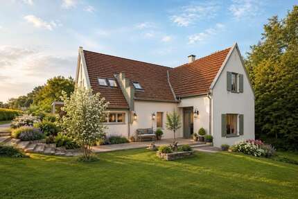 Charakterimmobilie mit Einliegerwohnung auf außergewöhnlichem Naturgrundstück - Hüllhorst